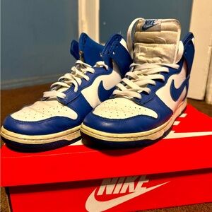 Used Nike dunk high Kentucky 10.5